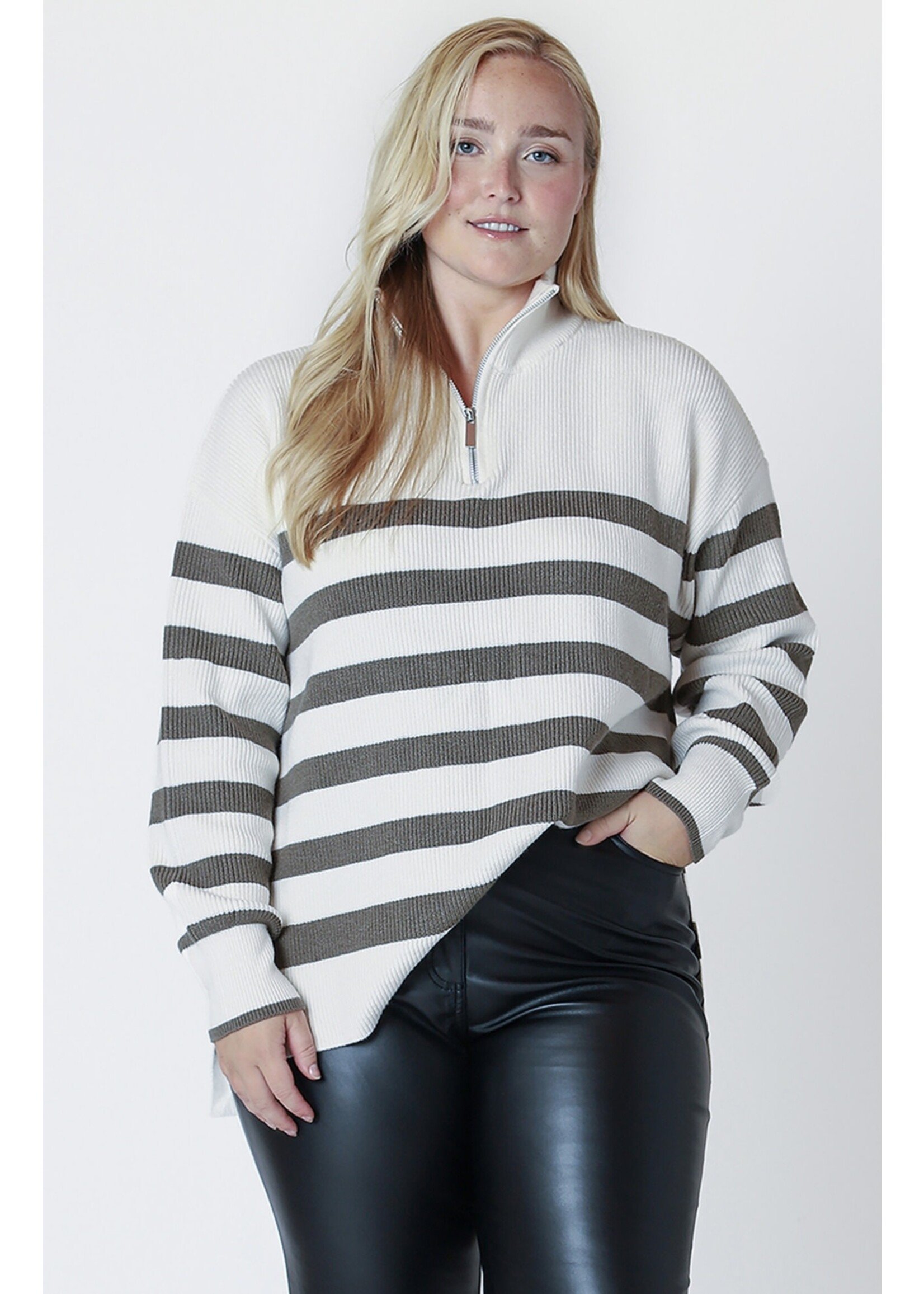 Dex Plus Half Zip Sweater