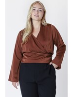 Dex Plus Wrap Blouse