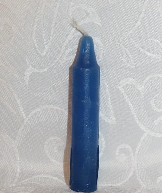 Penny Candle Blue