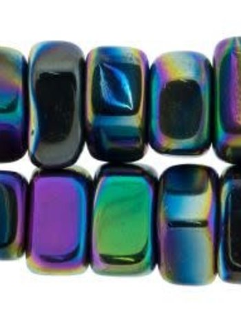 Magnetic Rainbow Hematite Tumbled Stone