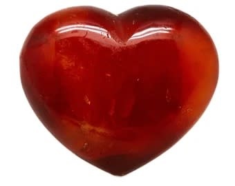 Carnelian Heart Stones
