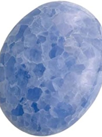 Blue Calcite Palm stone