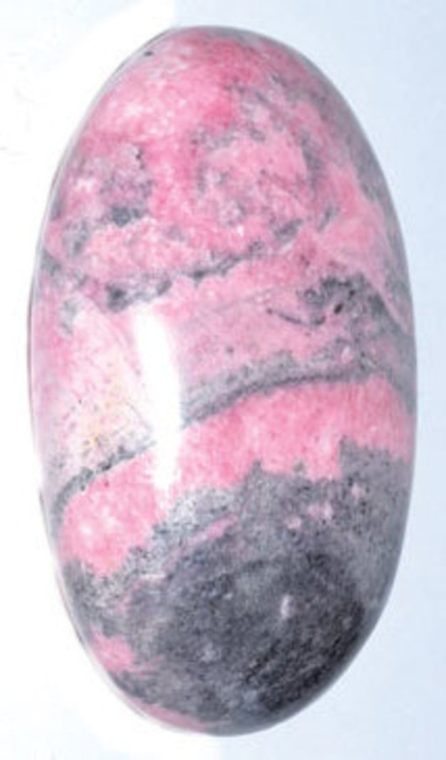 Rhodonite Palm Stone