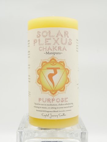 Solar Plexus Chakra Pillar Candle 3" x 6"