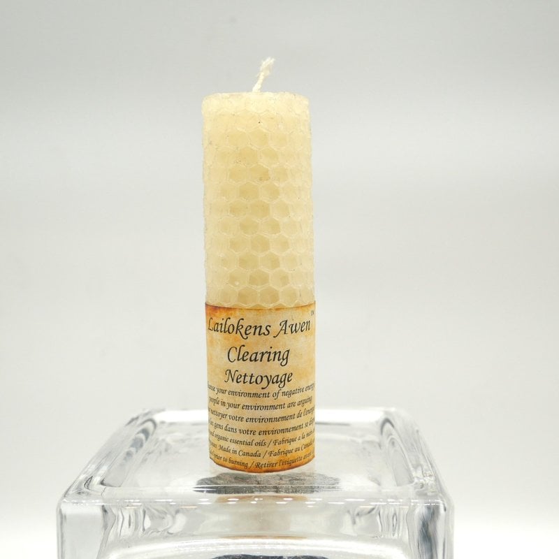 Clearing Lailokens Awen Candle 4 1/4"