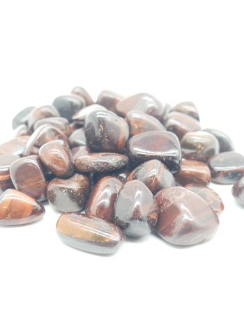 Red Tiger Eye Tumbled Stones