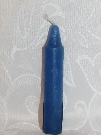 Penny Candle Blue