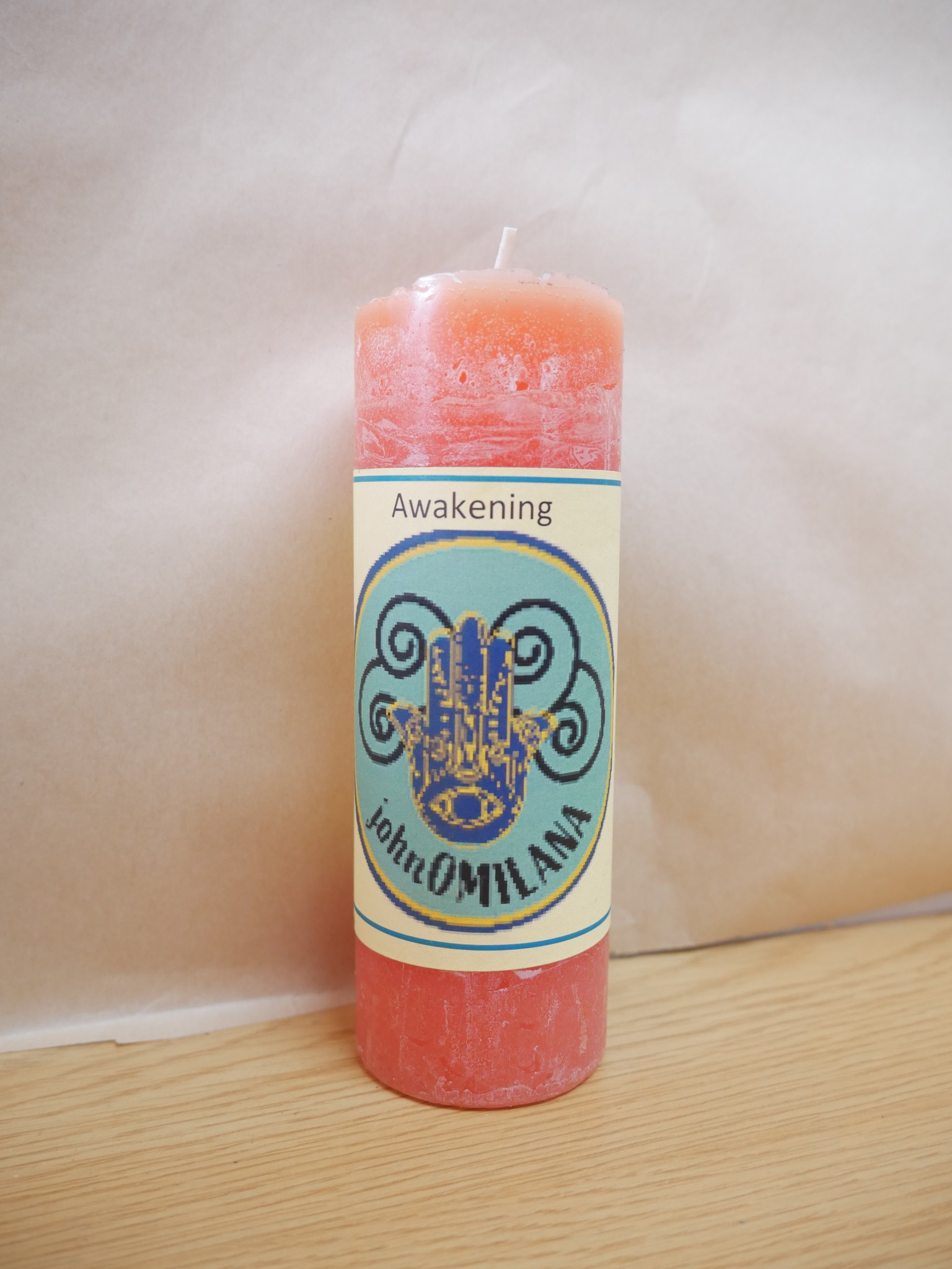 JohnOmilana Awakening Candle Pillar