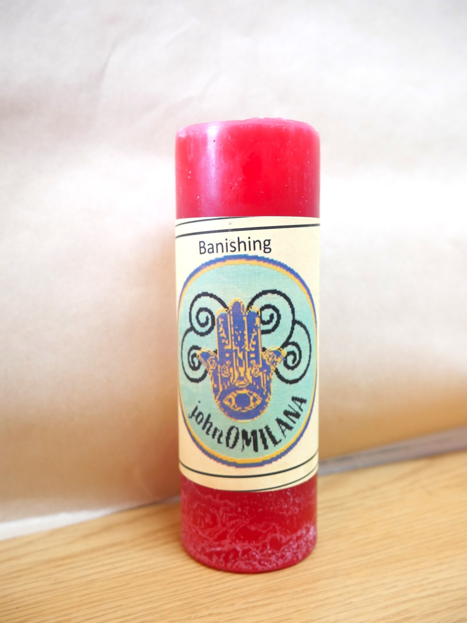 JohnOmilana Banishing Candle  Pillar