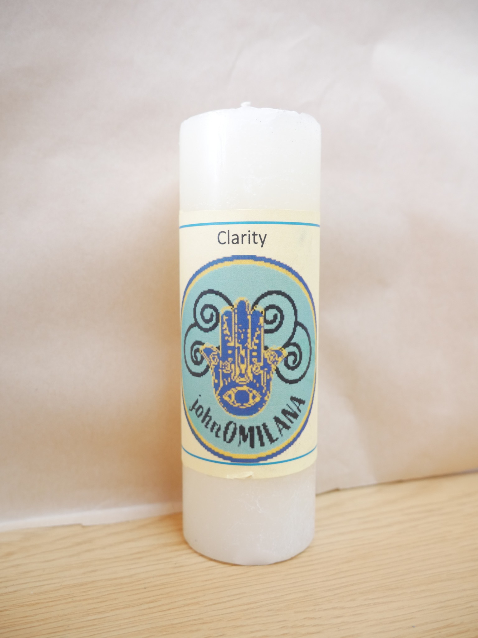 JohnOmilana Clarity Candle  Pillar