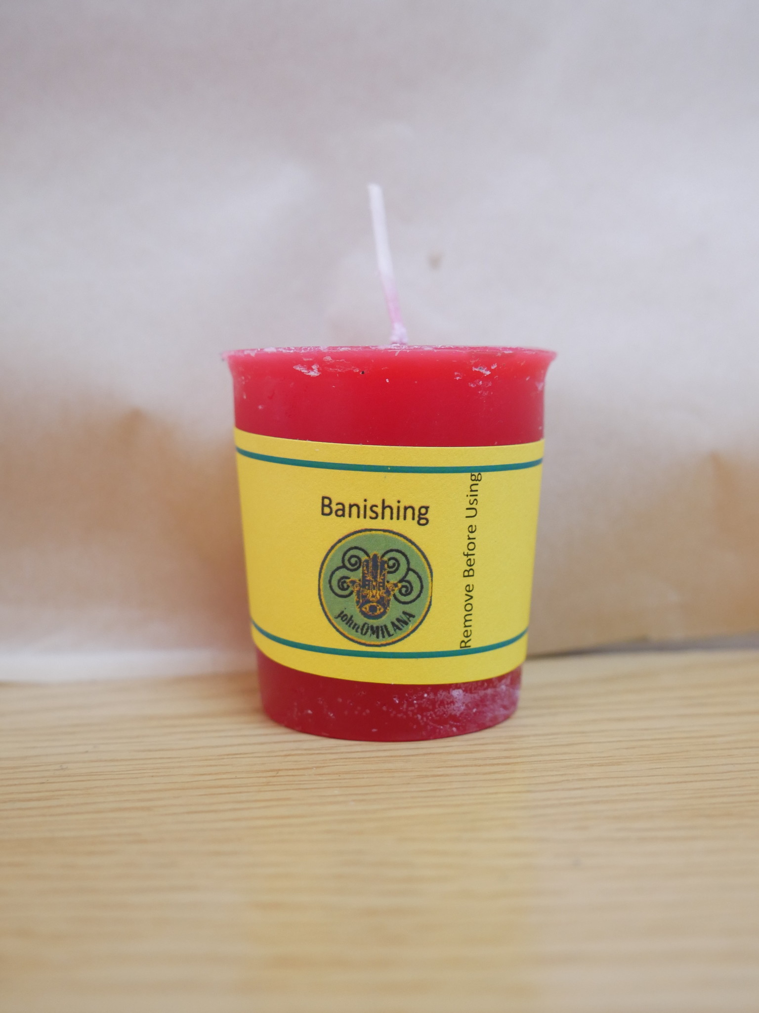 JohnOmilana Candle Banishing Votive