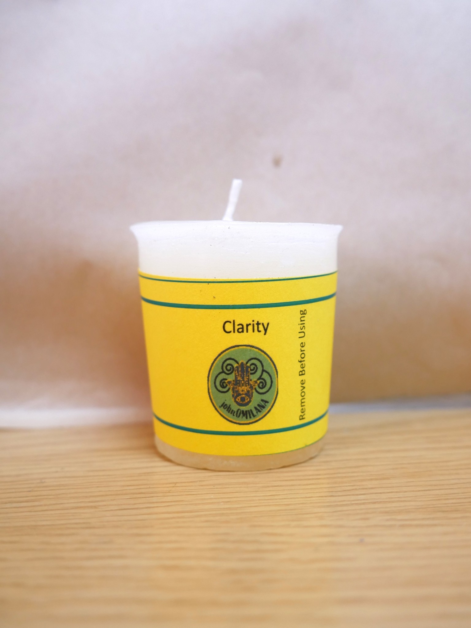 JohnOmilana Candle Clarity Votive
