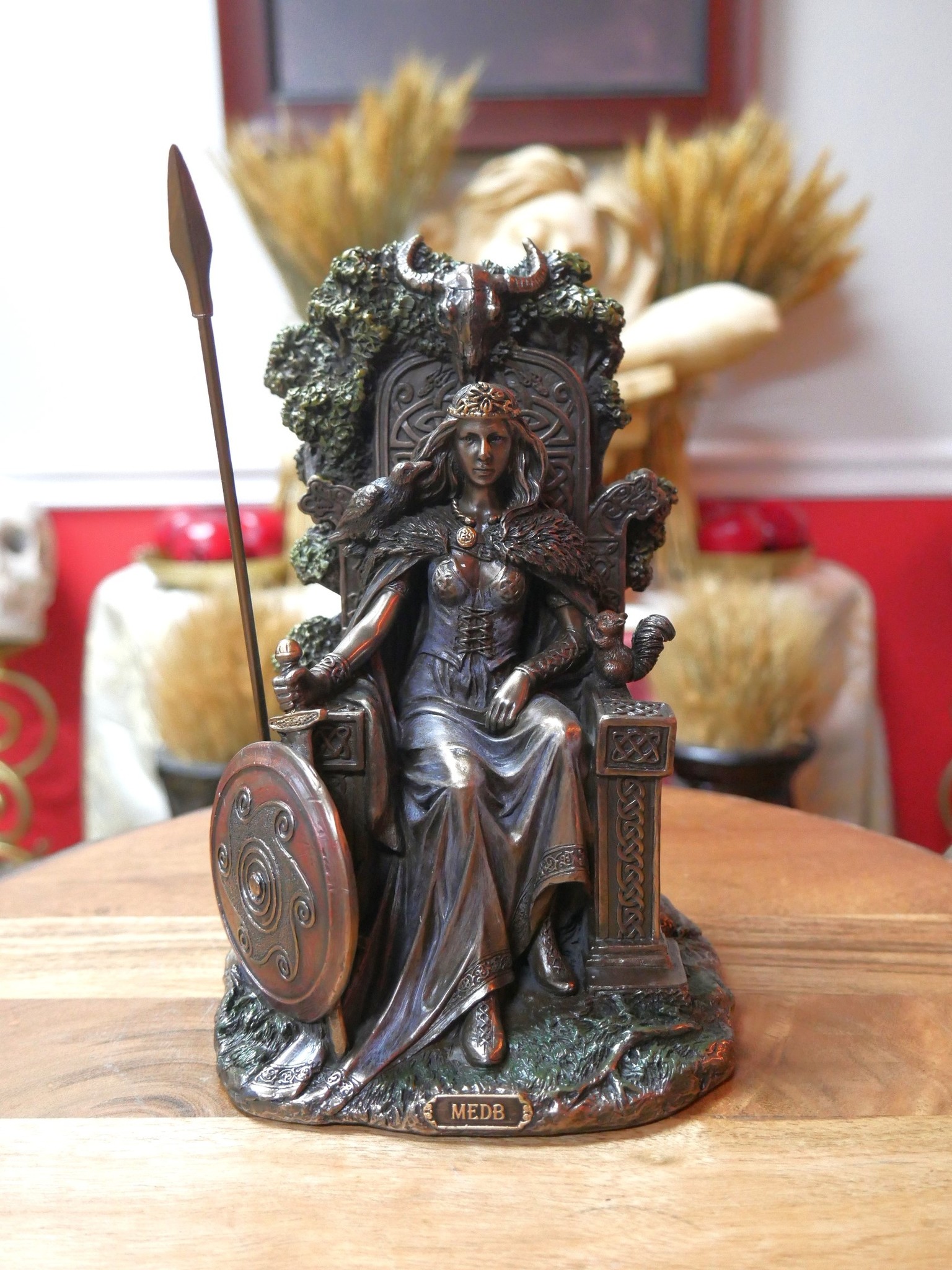 Celtic Goddess Queen Medb of Connacht 8"