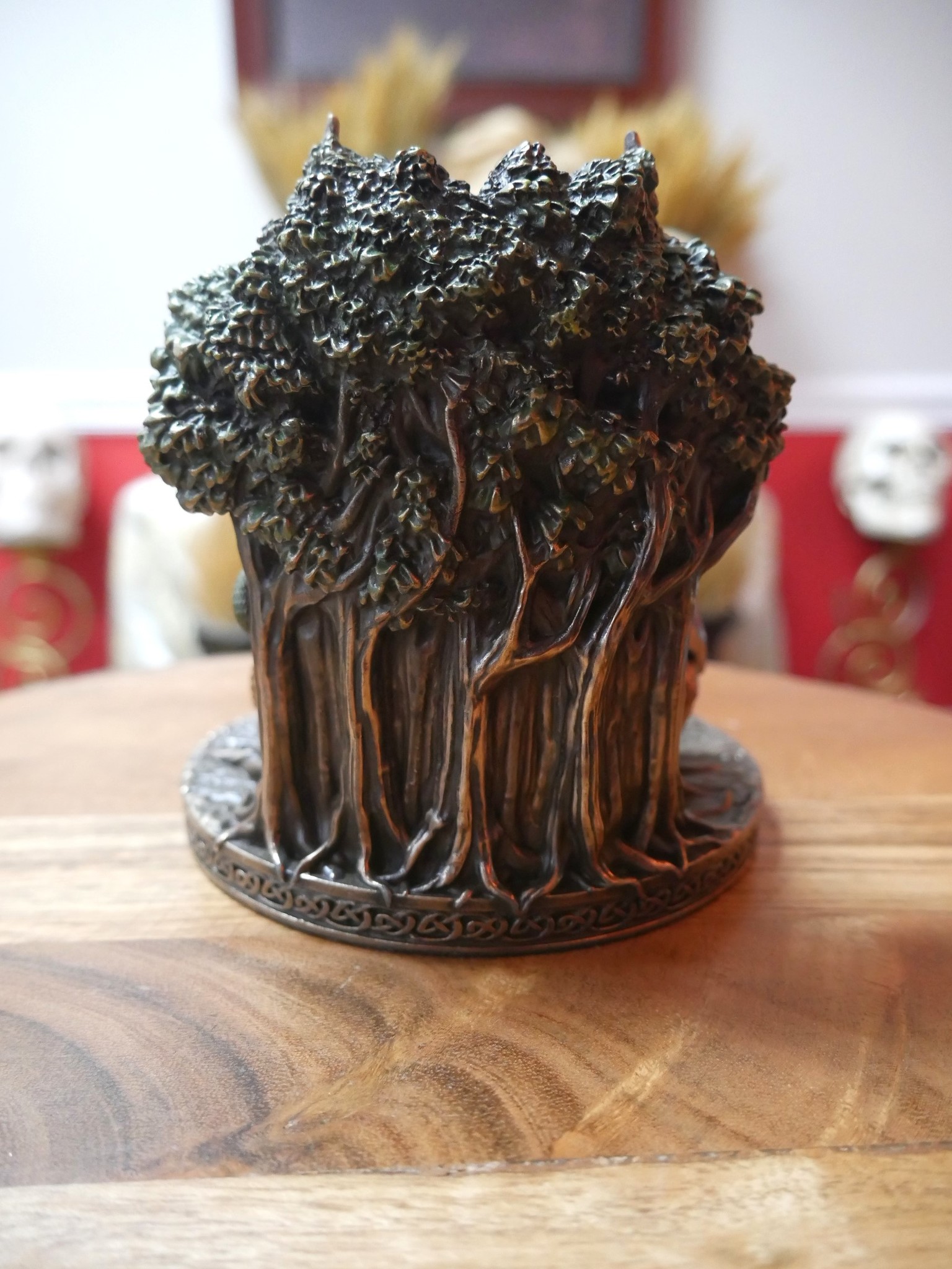 Celtic God Cernnunos Tealight Candle Holder 5.5"