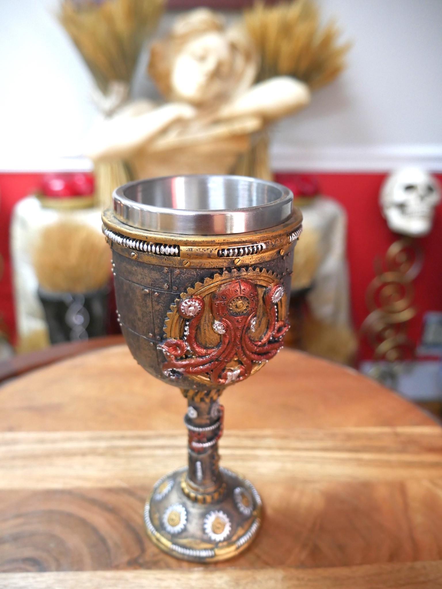 Steampunk Kraken 7" Goblet