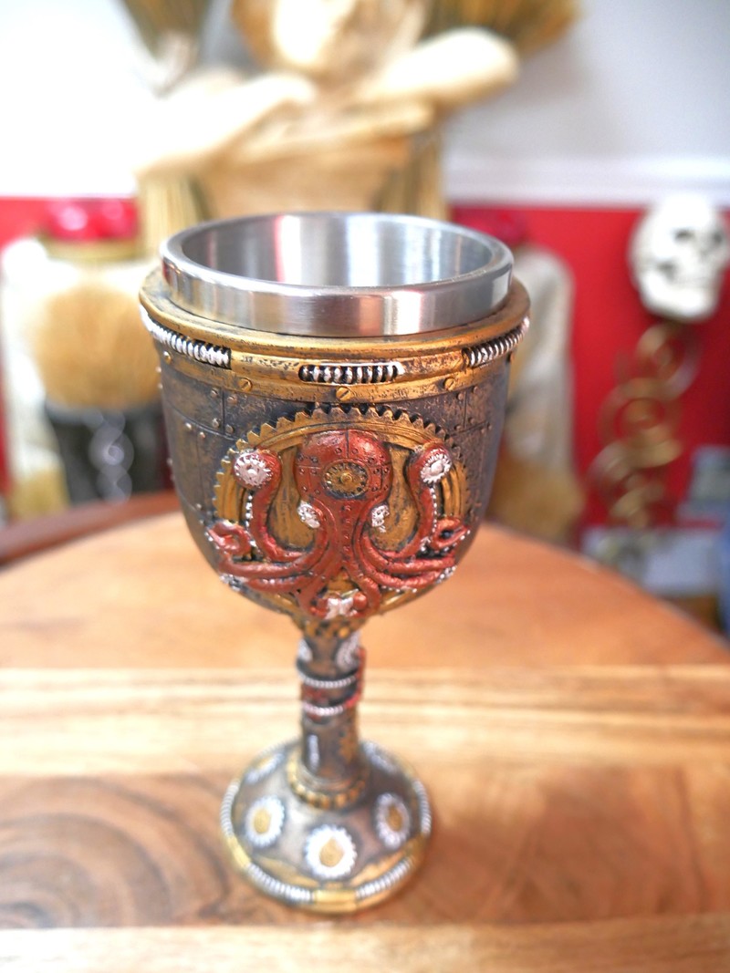 Steampunk Kraken 7" Goblet