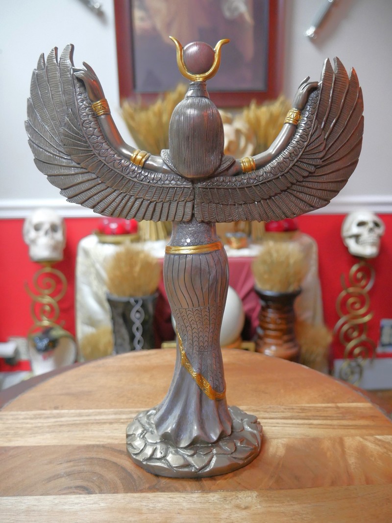 Egyptian Isis Bronze 12"