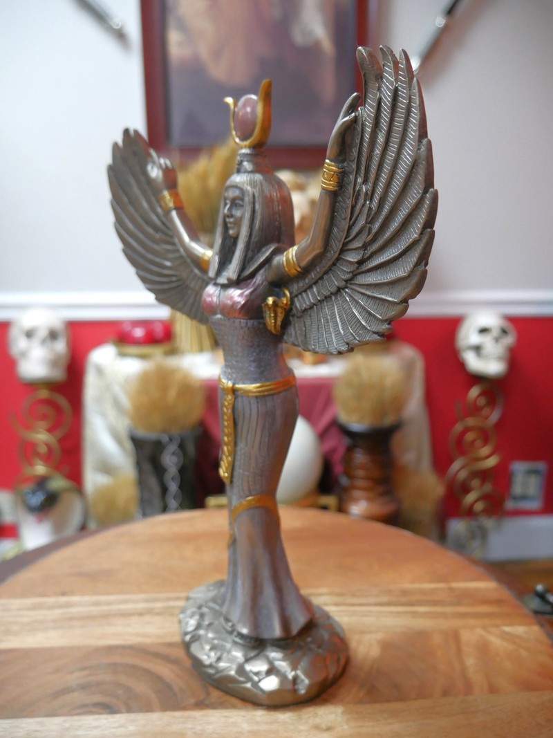 Egyptian Isis Bronze 12"