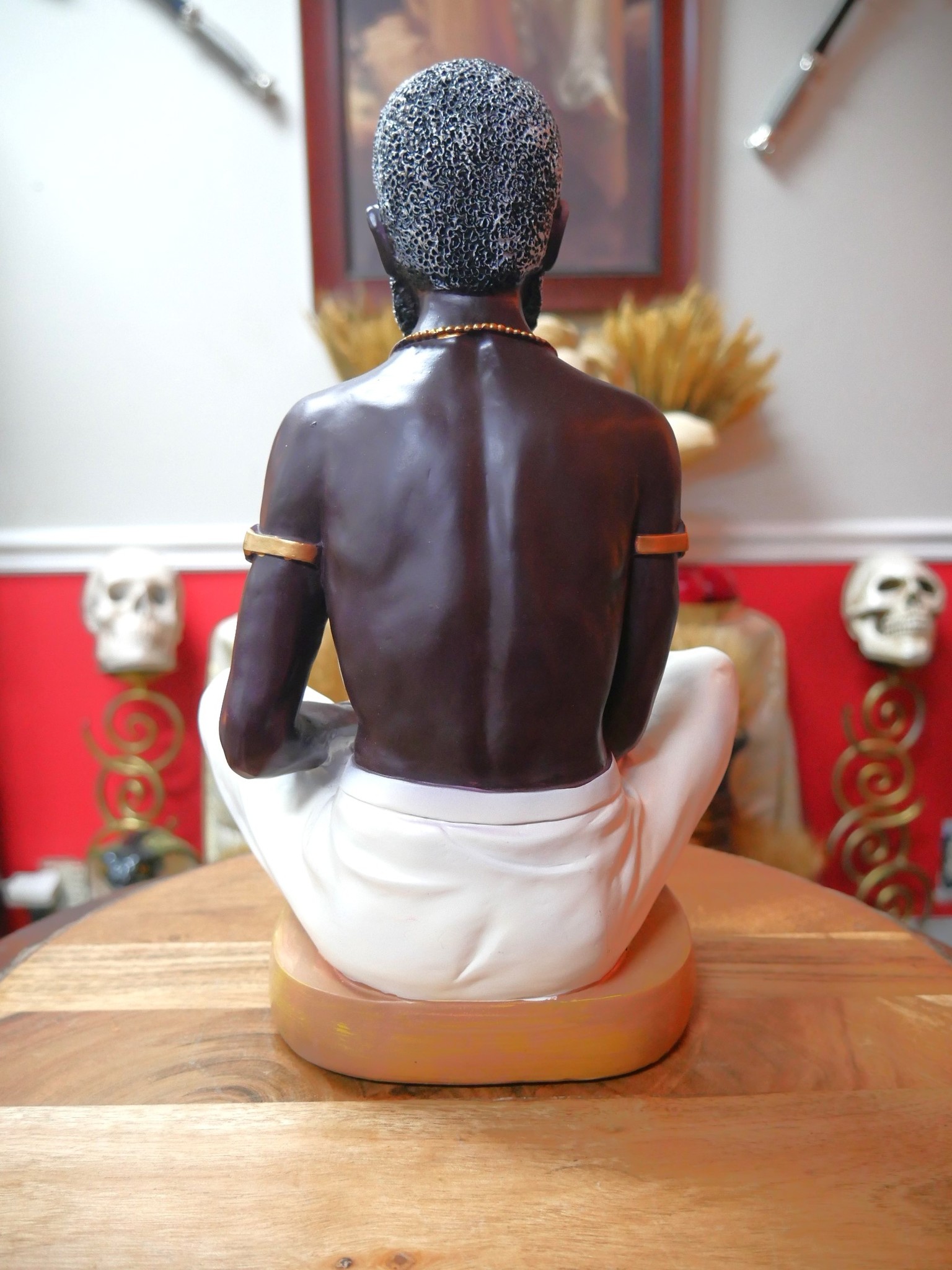 Papa Candelo  White 12" Statue