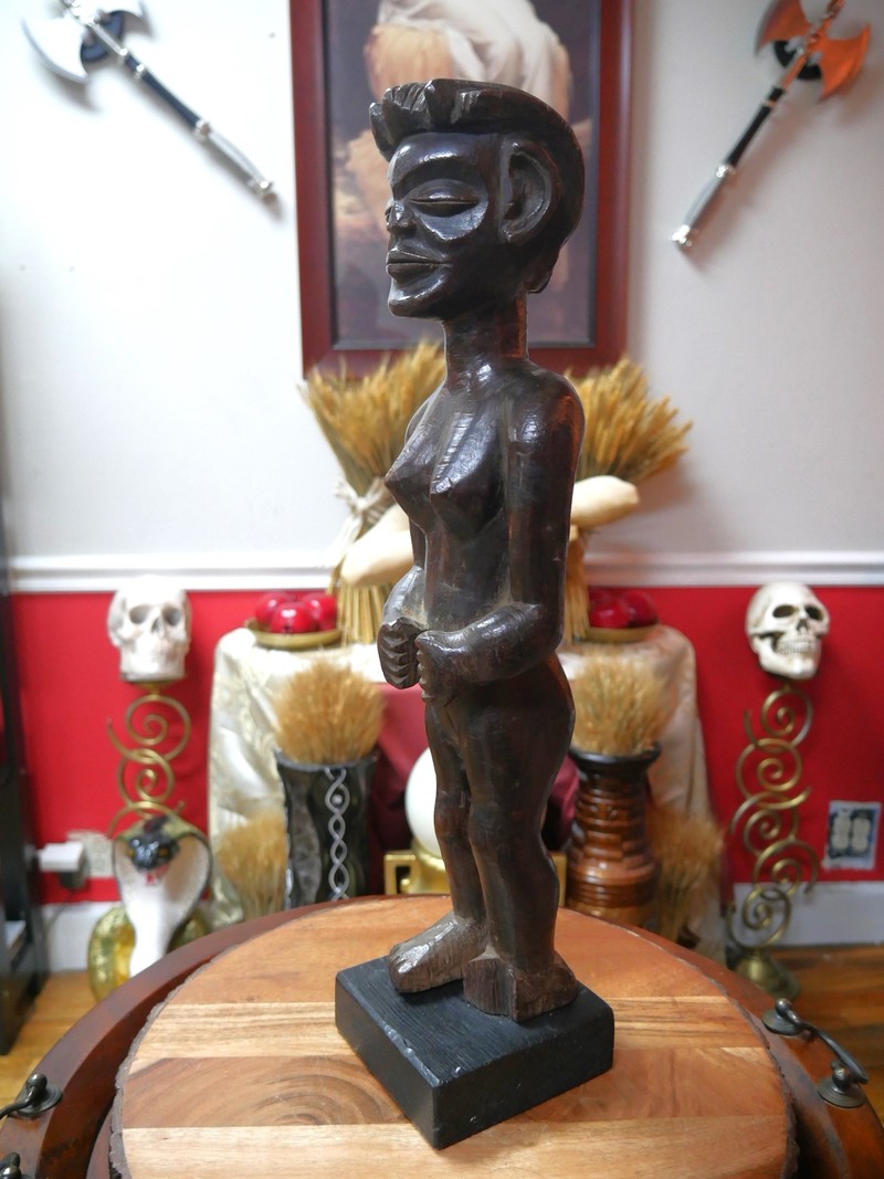 Chokwe Figure Statue 20"