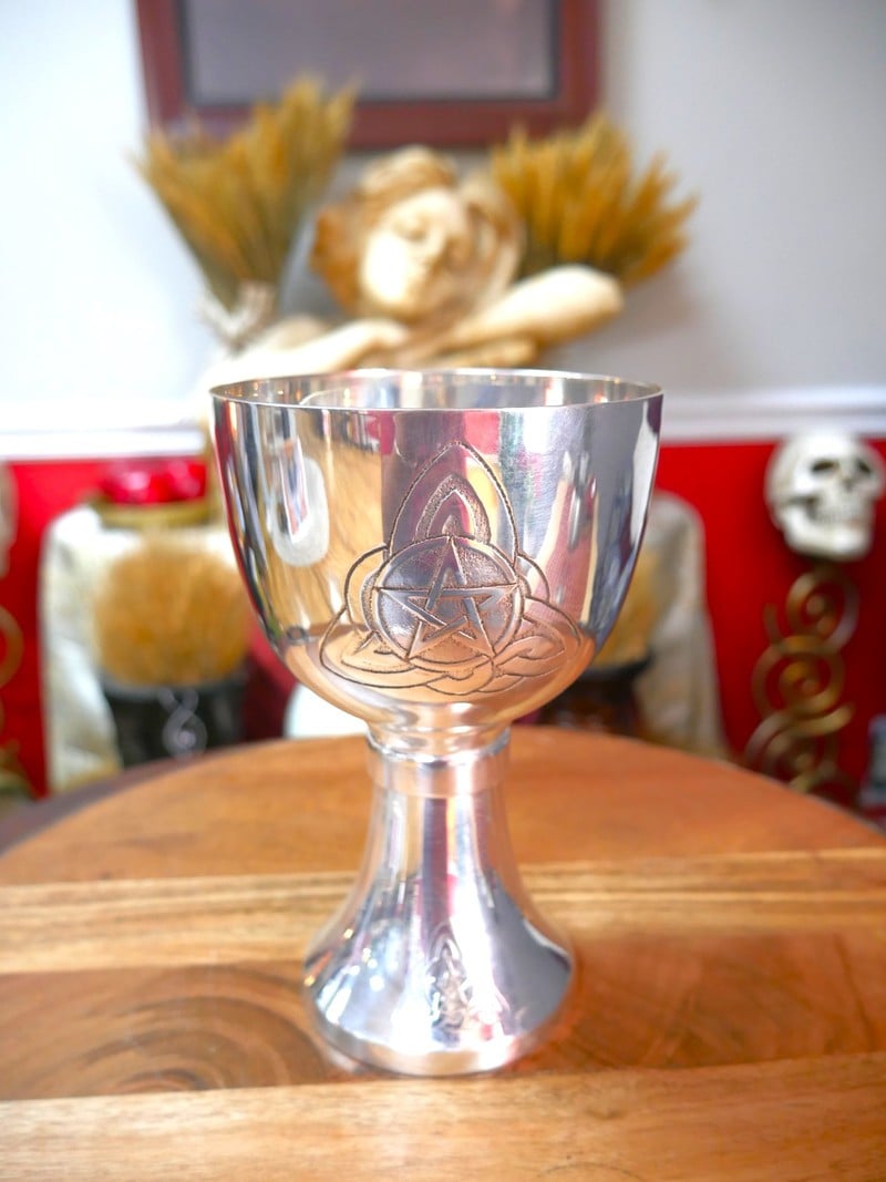 Pentagram In Triqueta Chalice