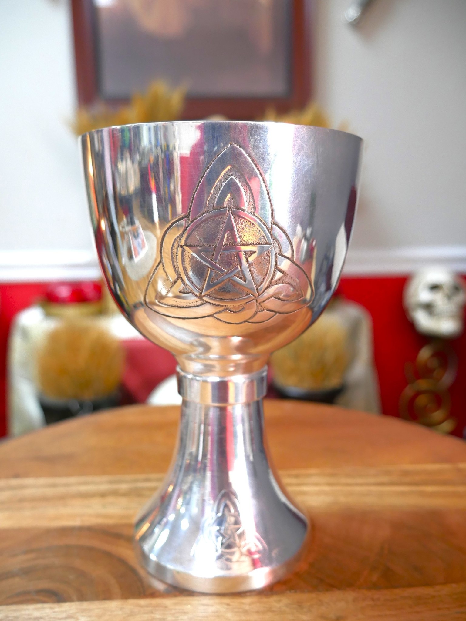 Pentagram In Triqueta Chalice