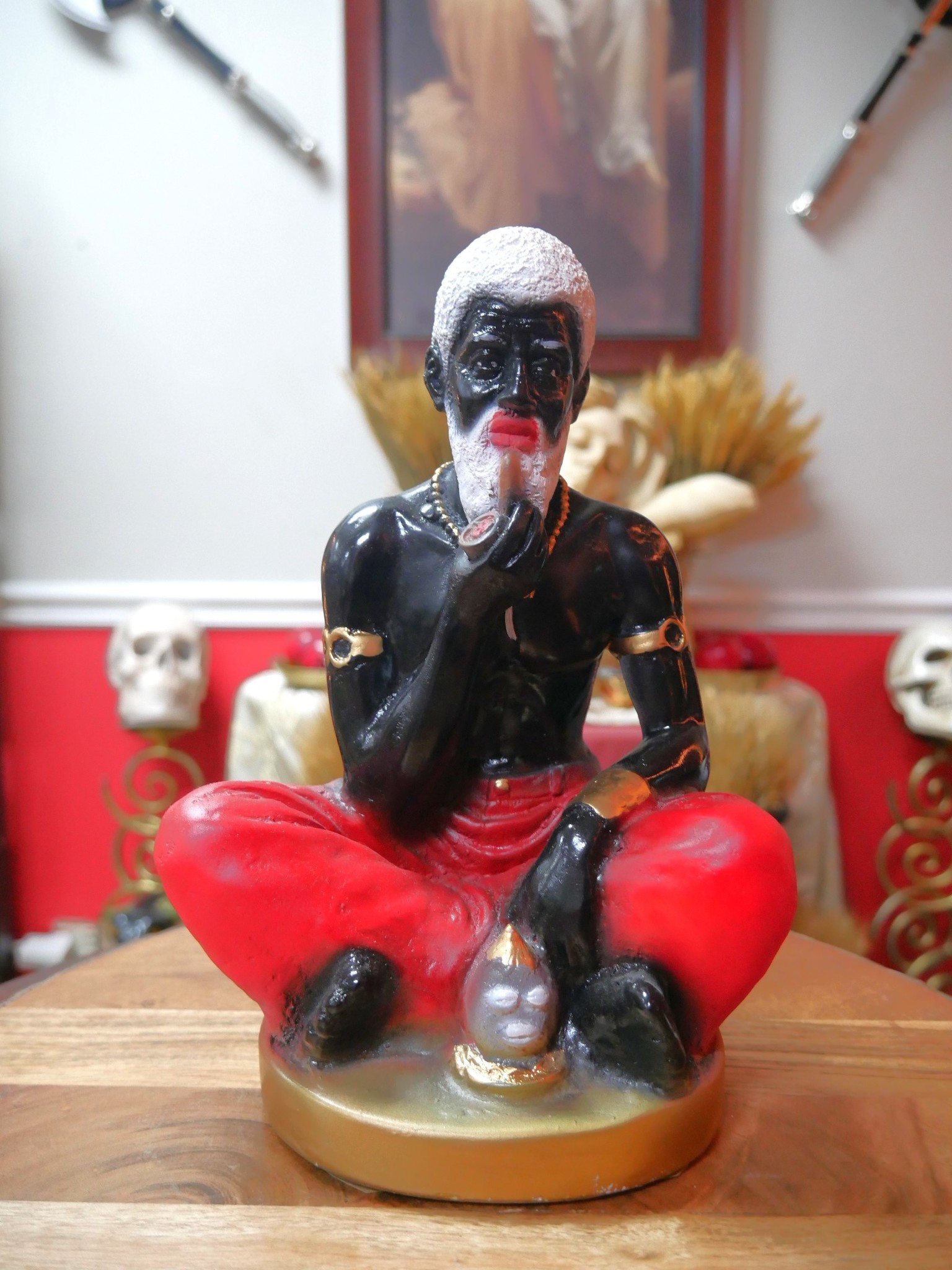 Papa Candelo with White Hair 10"