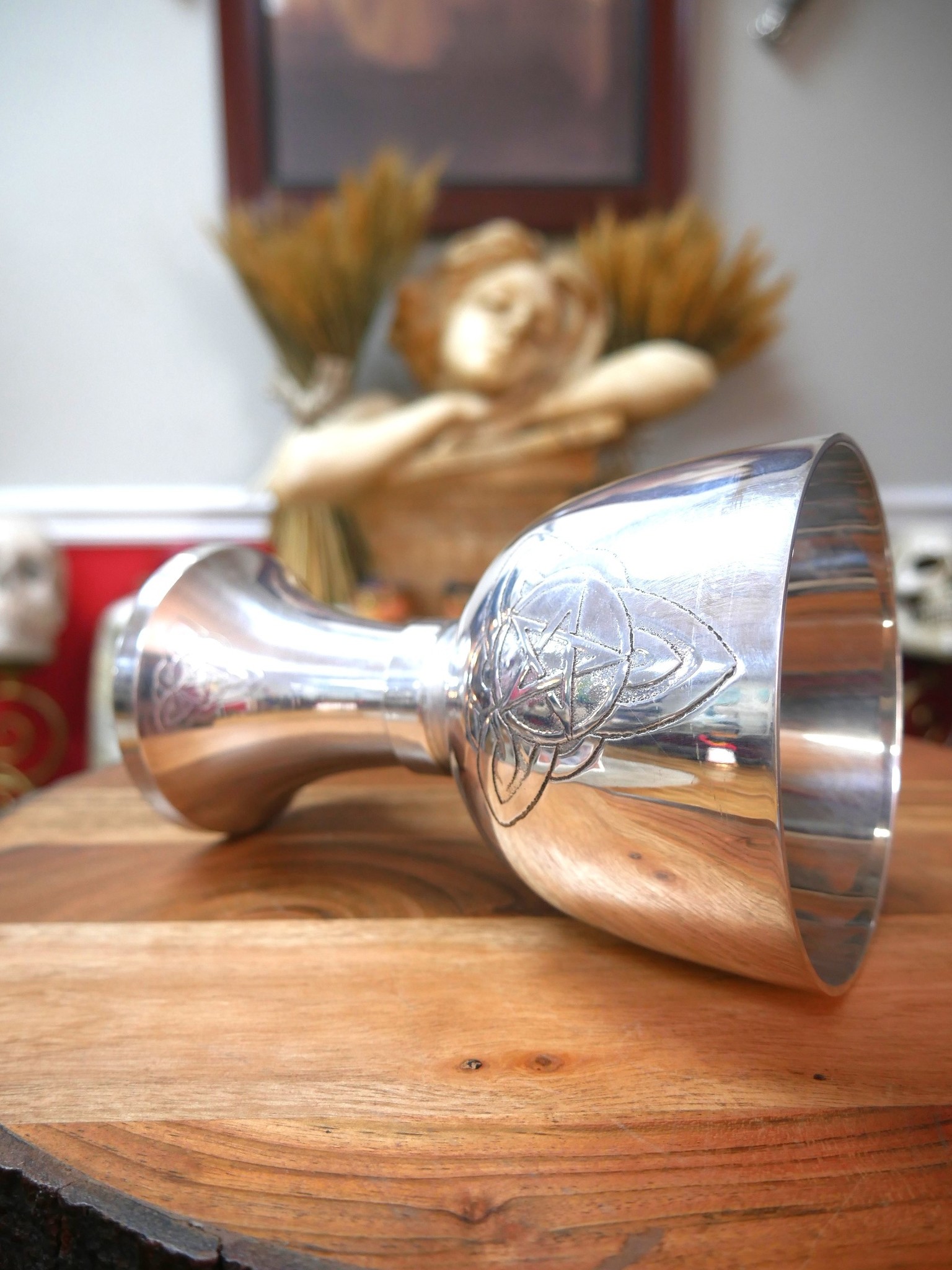 Pentagram In Triqueta Chalice