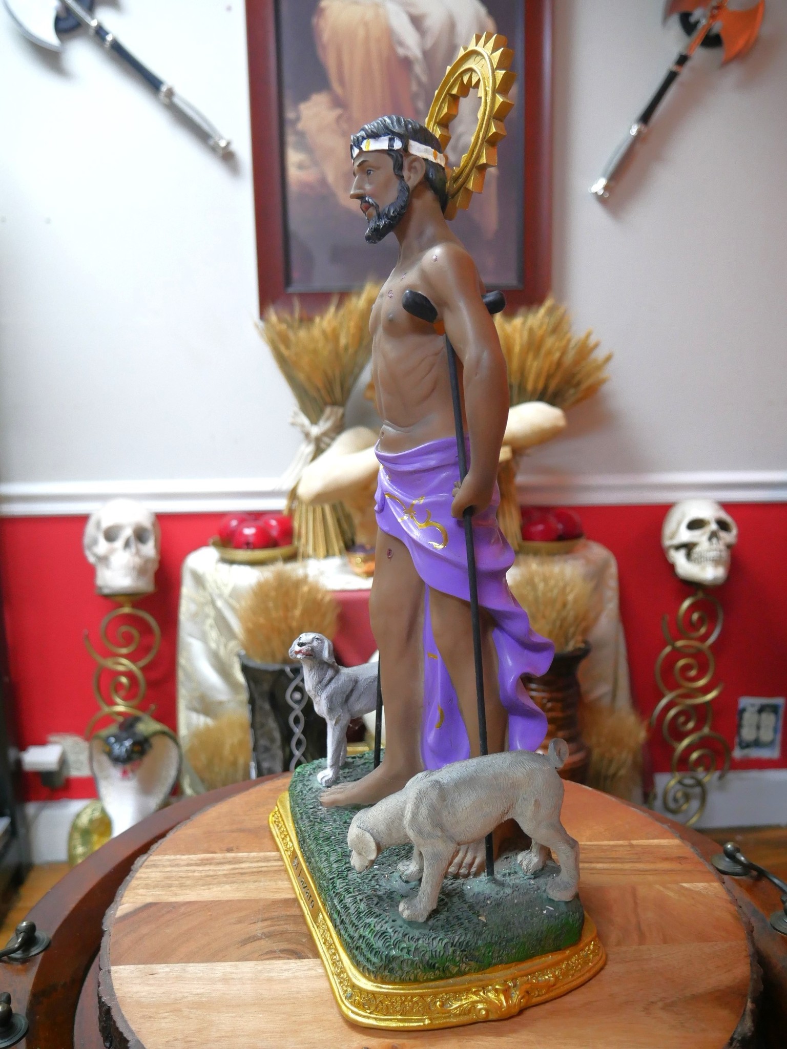 San Lazaro (Saint Lazarus) 18" Statue