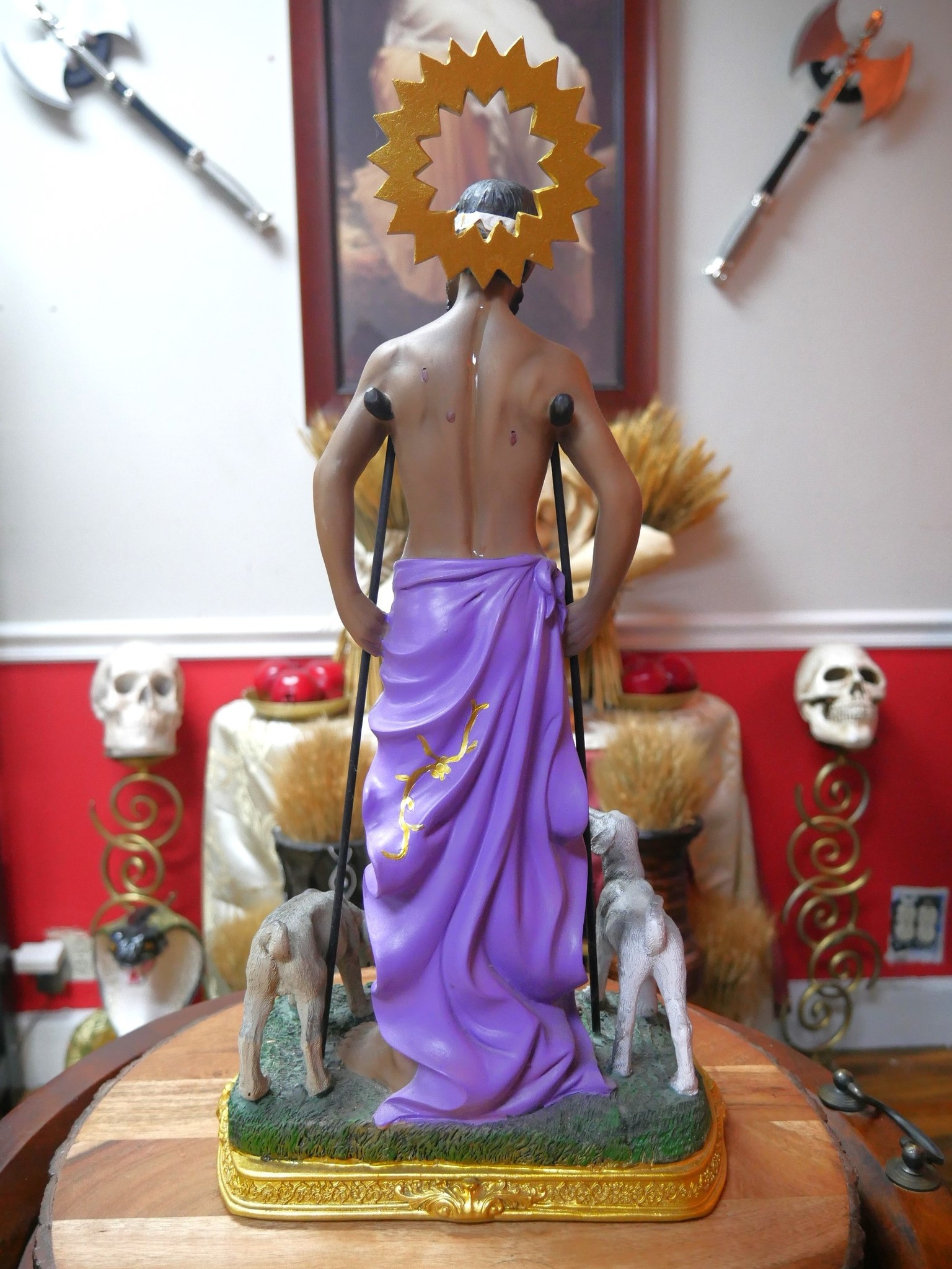 San Lazaro (Saint Lazarus) 18" Statue