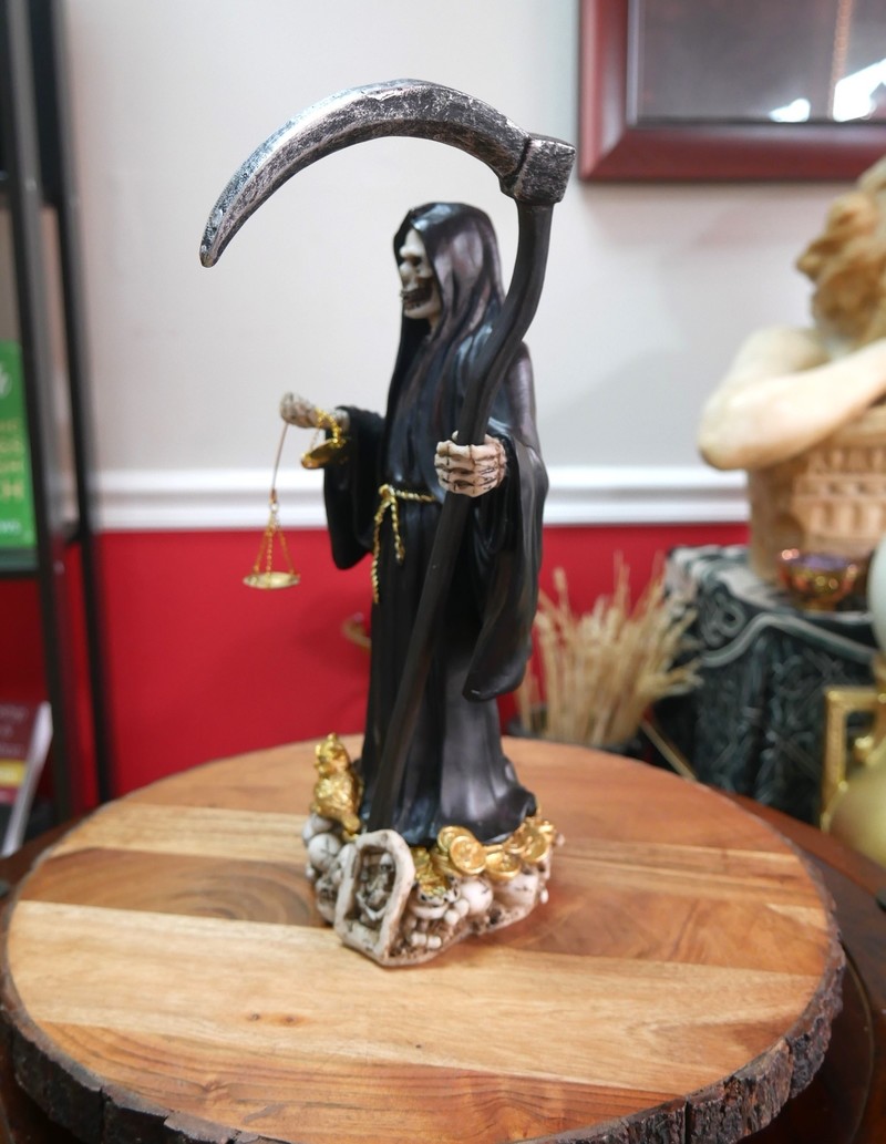 Santa Muerte Money (Black) 12"