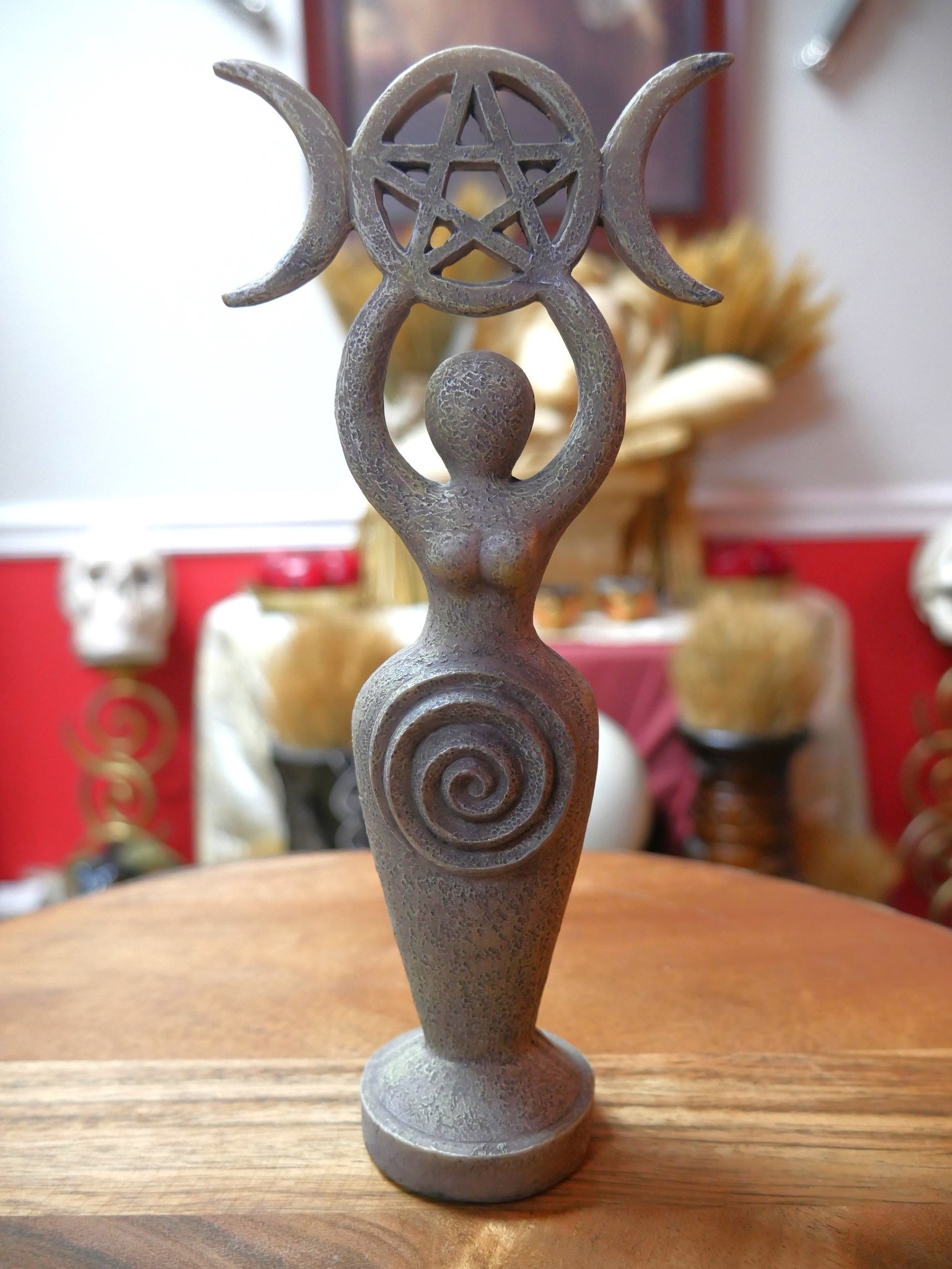 Spiral  Goddess 8"