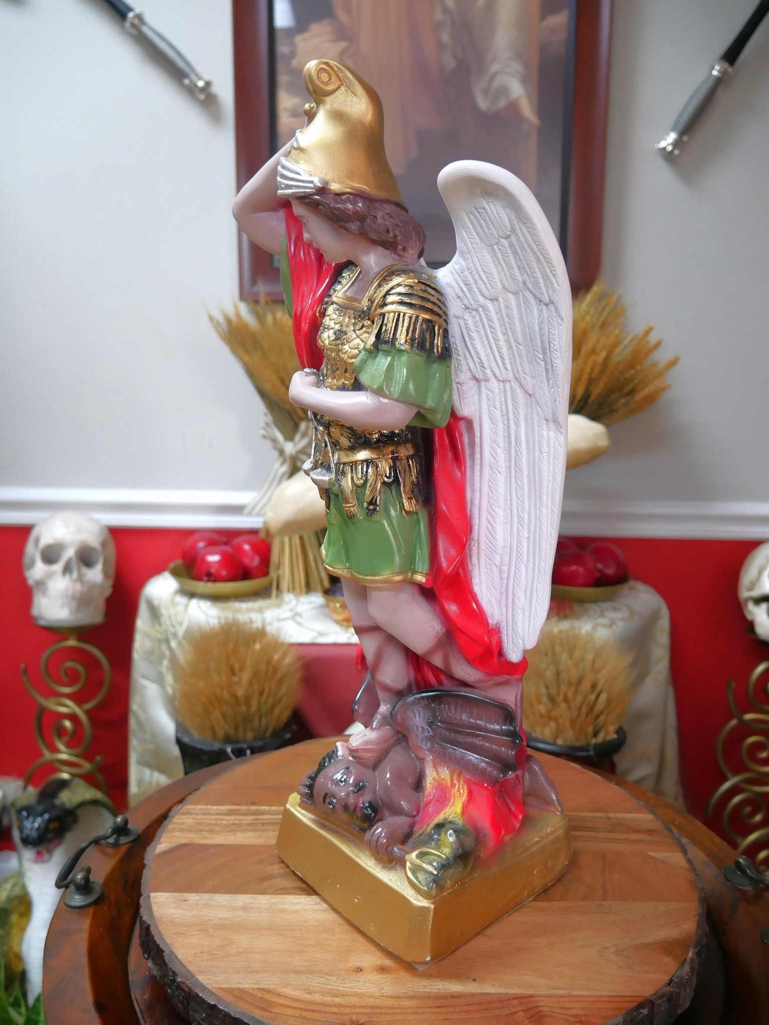 San Miguel (Saint Michael) Red 21"