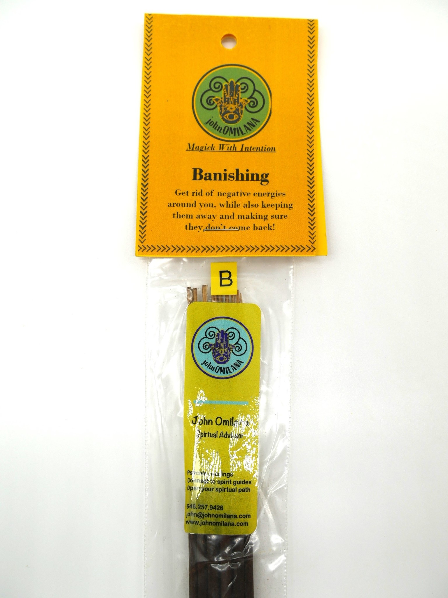 JohnOmilana Incense Sticks Banishing
