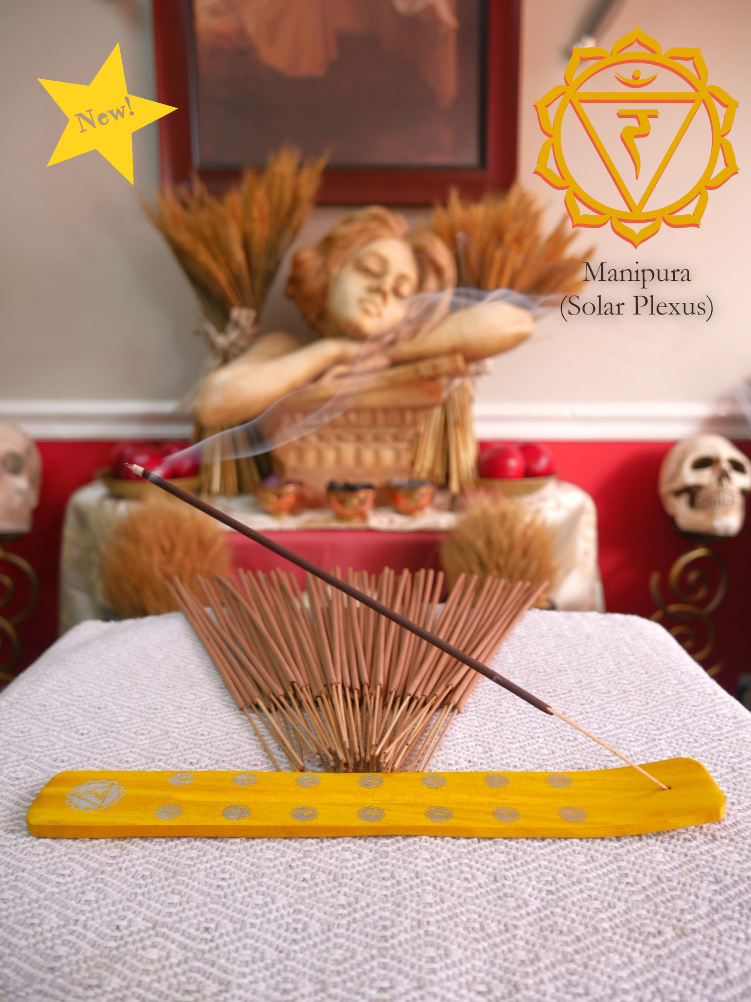 JohnOmilana Incense Sticks Chakra Solar Plexus