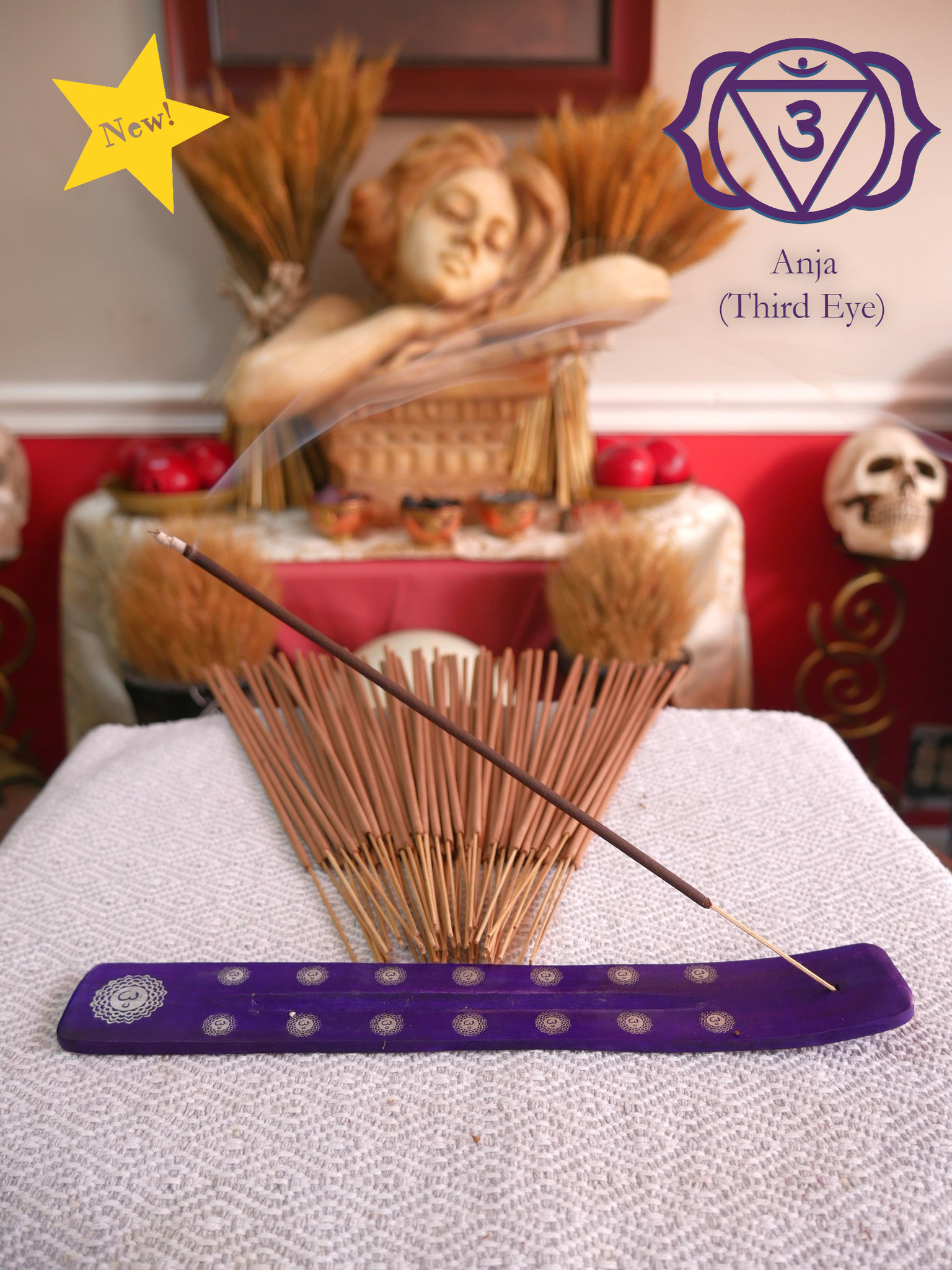JohnOmilana Incense Sticks Chakra 3rd Eye