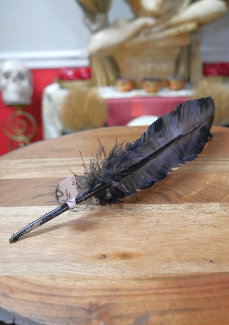 Smudging Smokey Gray Feather