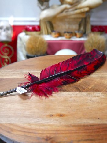 Smudging Smokey Red Feather
