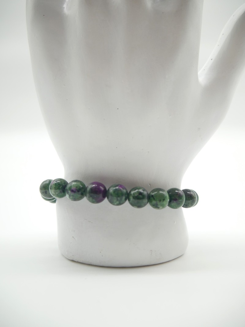 Ruby Zoisite 8mm Bracelet