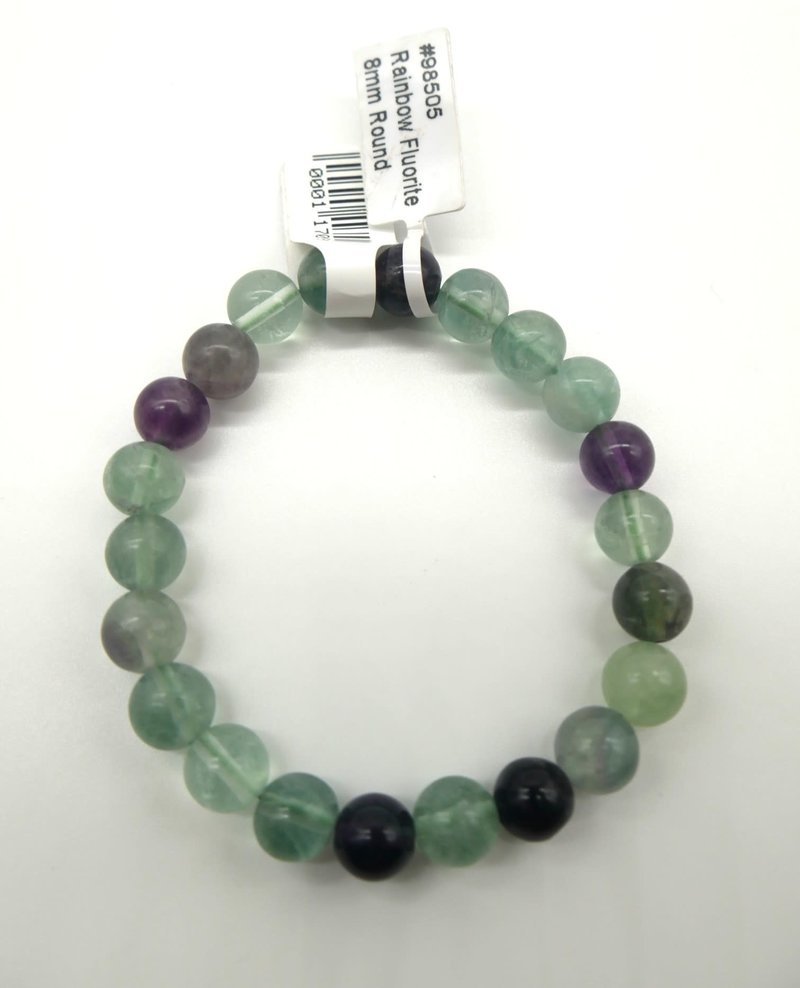 Rainbow Fluorite 8mm Bracelet