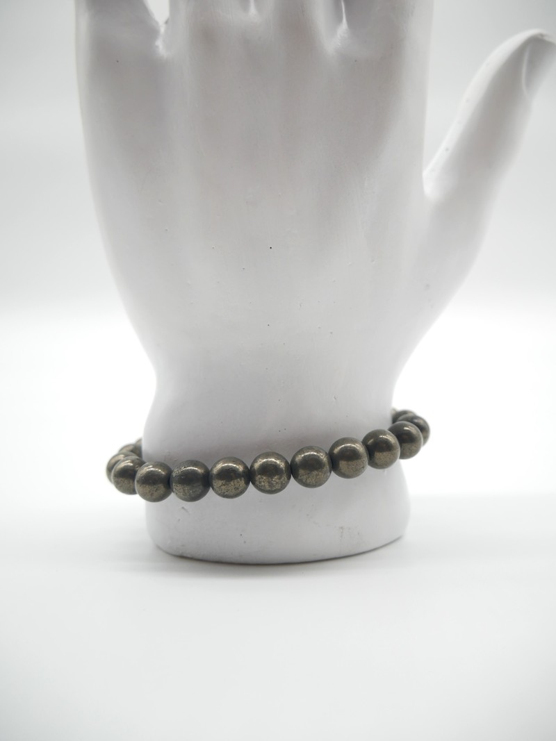 Pyrite 8mm Bracelet