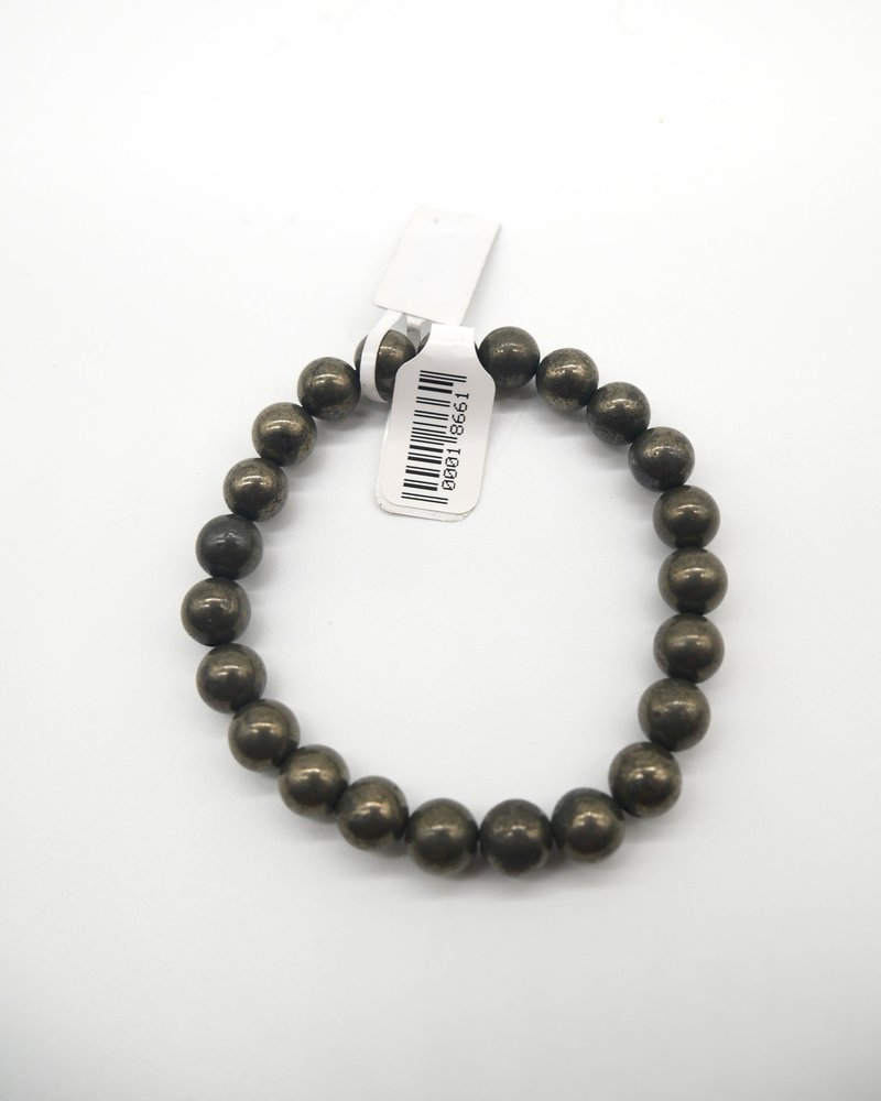 Pyrite 8mm Bracelet