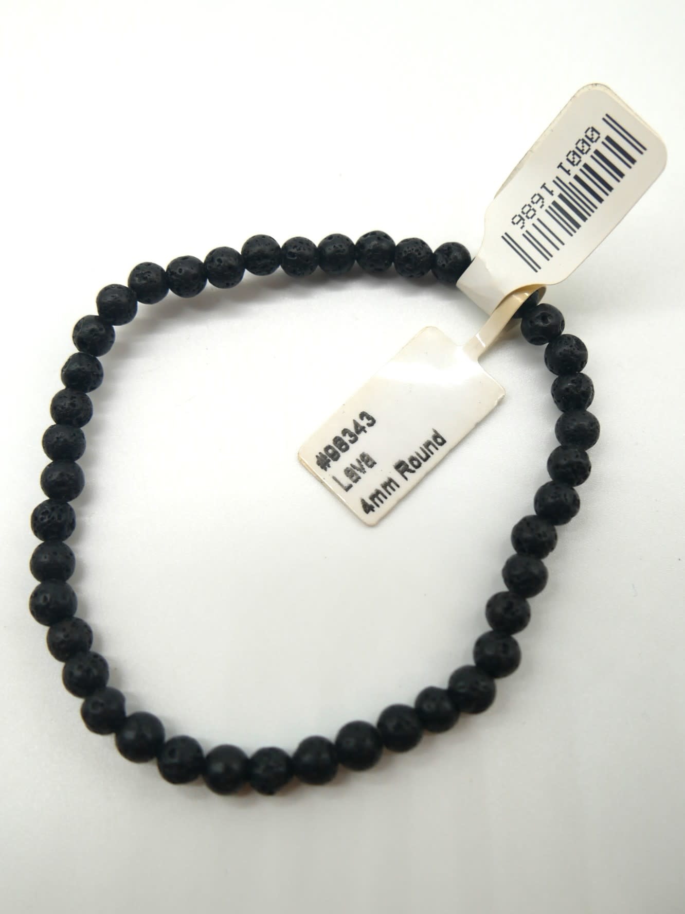 Lava Beads 4mm Bracelet