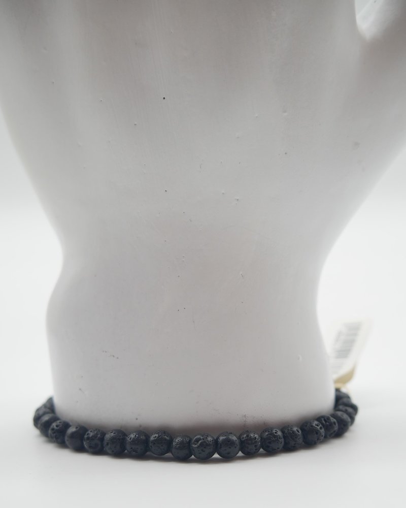 Lava Beads 4mm Bracelet
