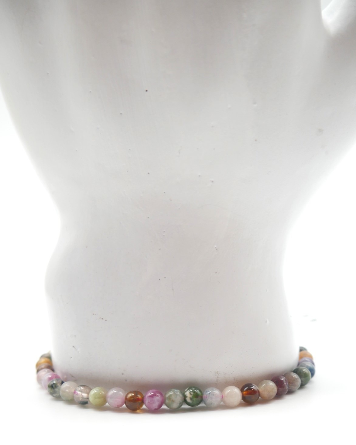 Pink Mixed Tourmaline 4mm Bracelet