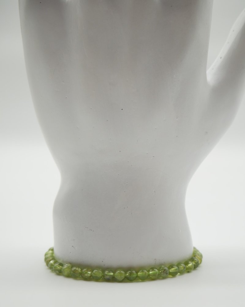 Peridot 4mm Bracelet