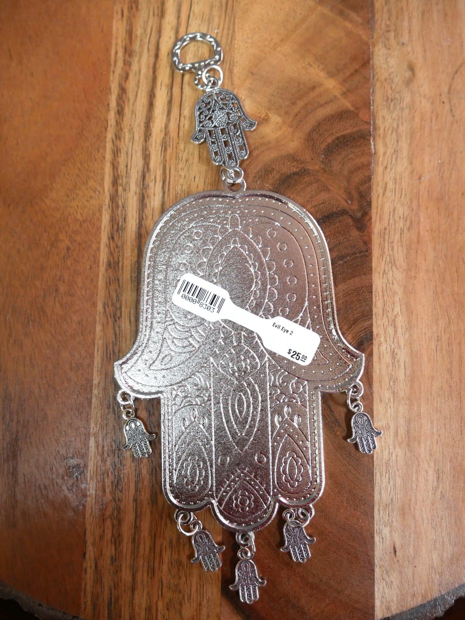 Red Hand of Fatima Evil Eye Protection Hanging Charm