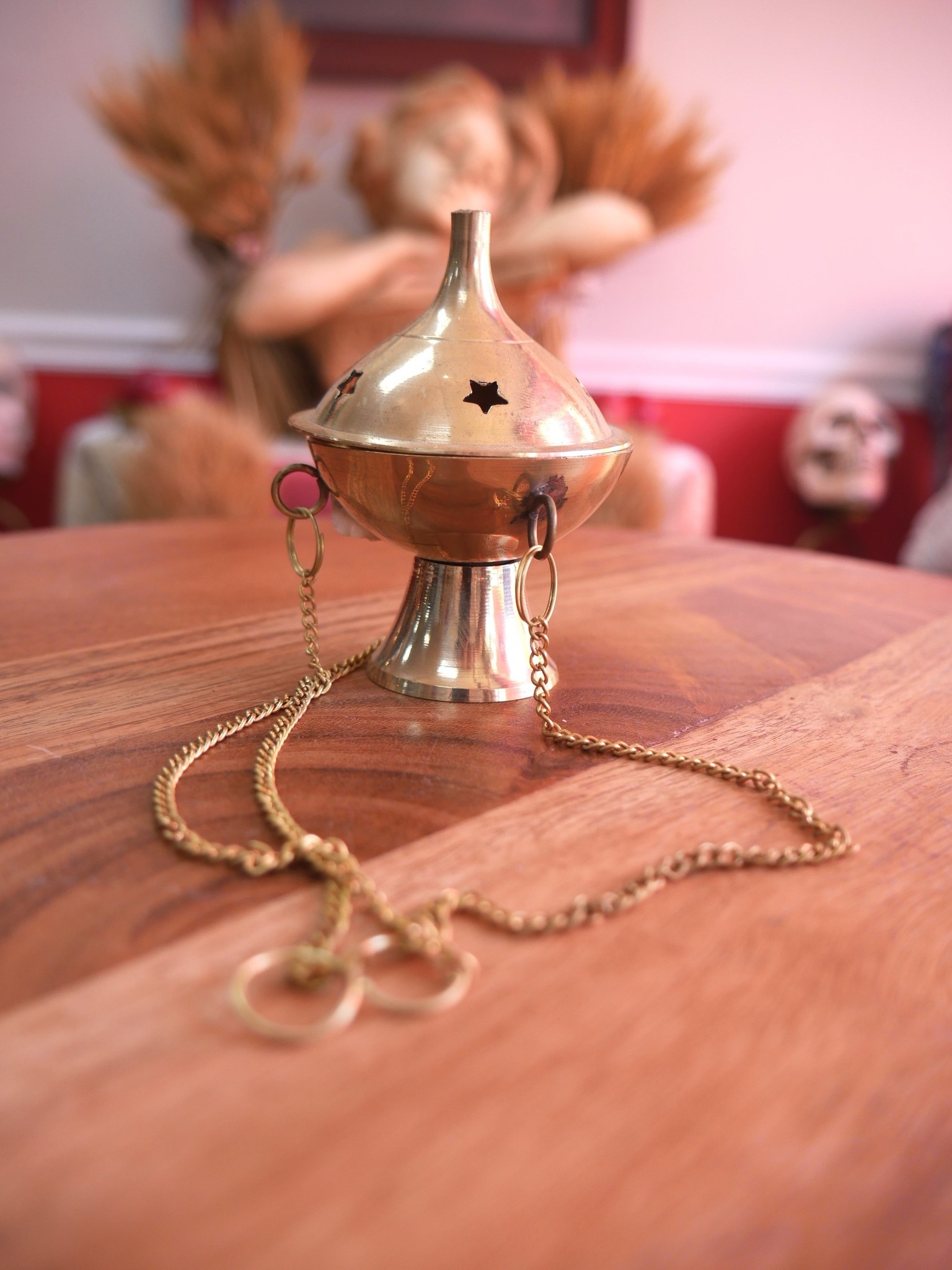 Brass Hanging Incense Burner
