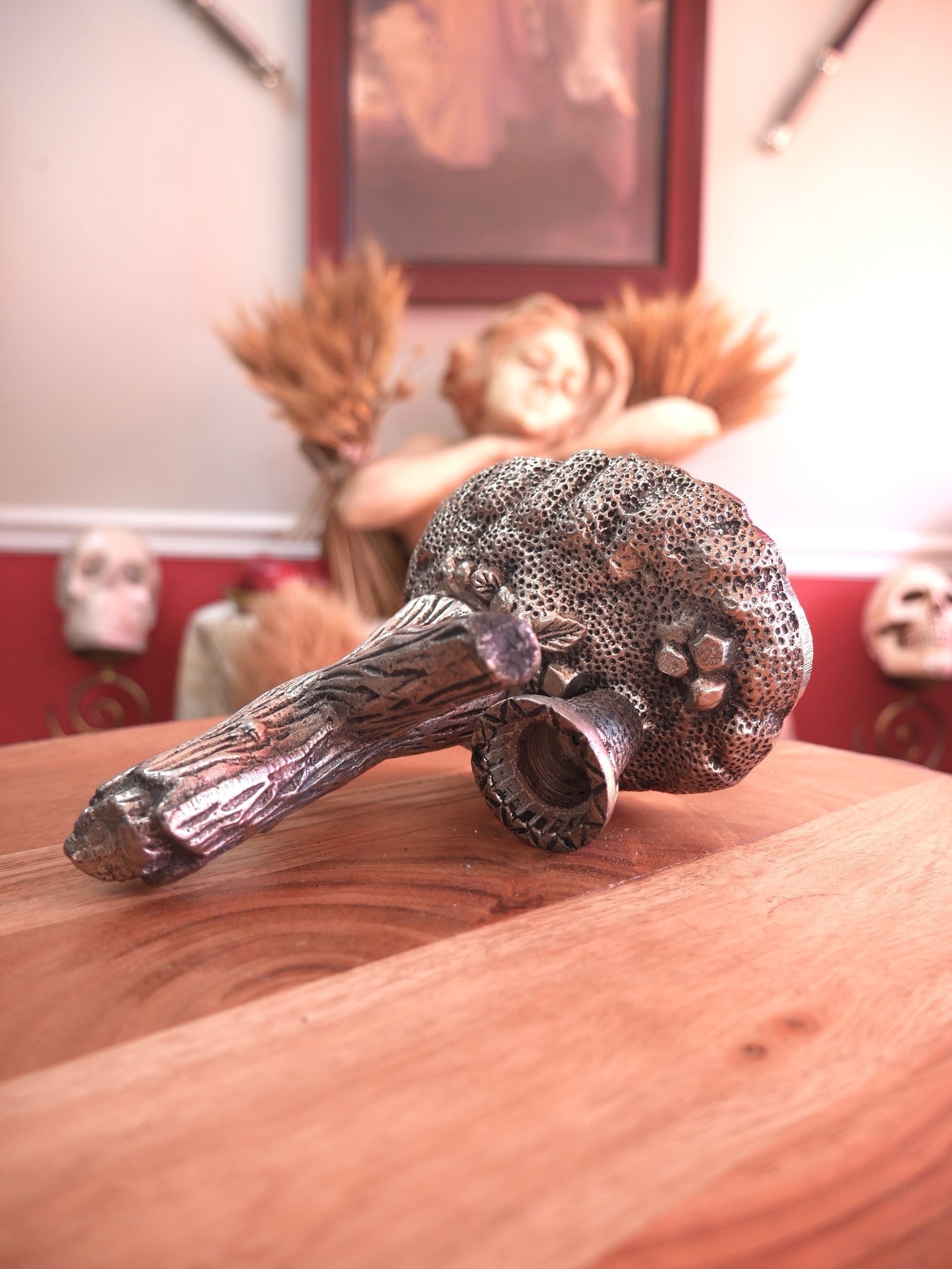 Cactus Plant Metal Burner 6.5" H x 5"W