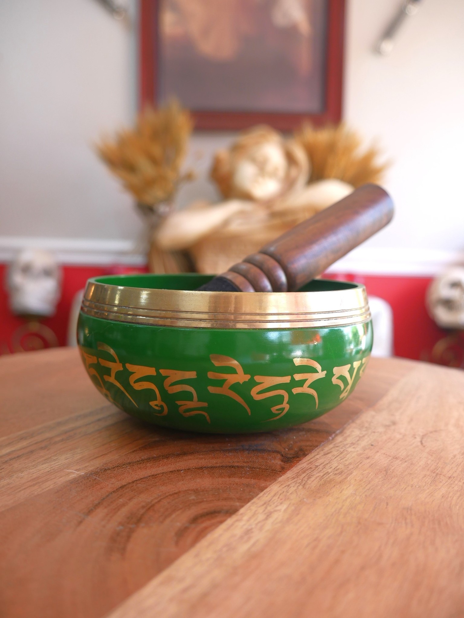 Green Tara Tibetan Singing Bowl